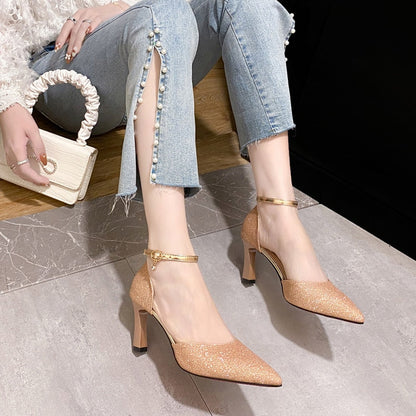 Funki Findz | Shoes | Women's Sparkly Gold Silver Bridal Heels