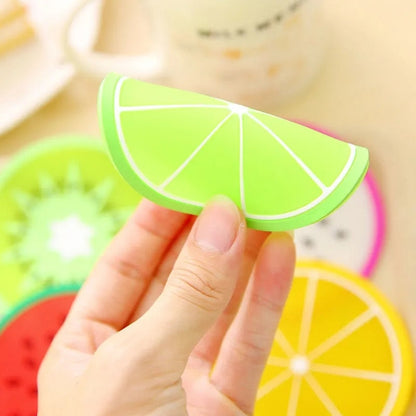 Funki Findz | Coasters | Fruit Design Drink Mats 6 | 7 Pcs Sets