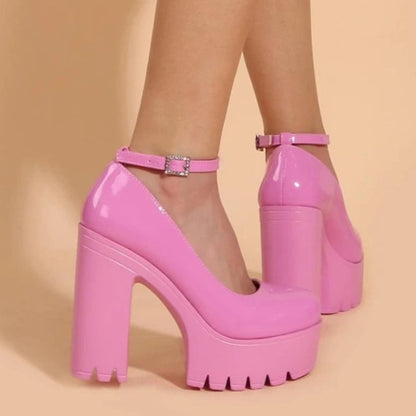 Funki Findz | Shoes | Women's High Platform Buckle Strap Shoes