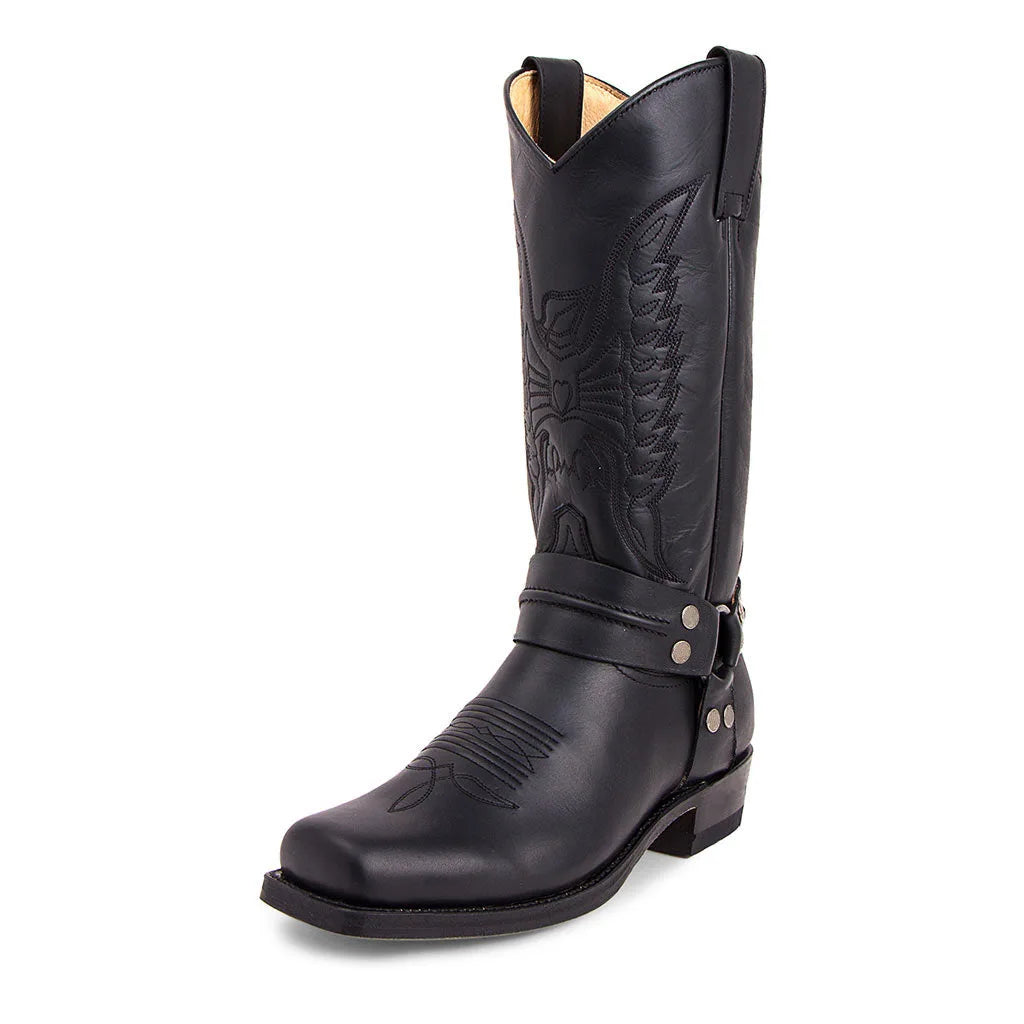 Funki Findz | Boots | Men's Embroidered Cowboy Pull On Boots