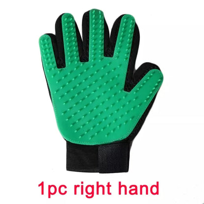 Funki Findz | Pet Grooming Gloves | De-shedding Gloves 2 Pcs