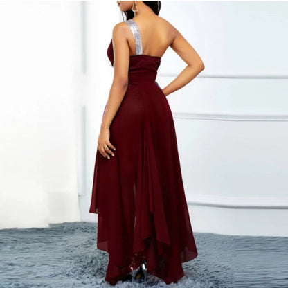 Funki Findz | Dresses | Women's One Shoulder Chic Party Dress