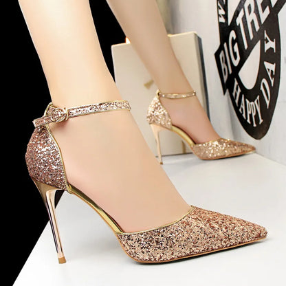 Funki Findz | Shoes | Women's Sparkly Glitter Wedding Sandals