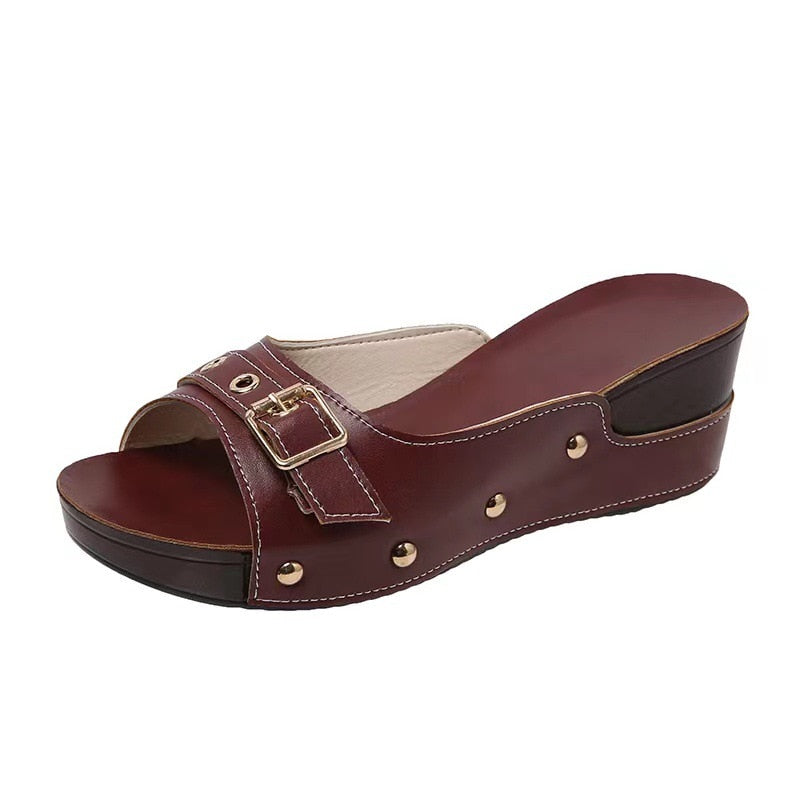Funki Findz | Shoes | Women's Flat Slip On Slides | Sandals