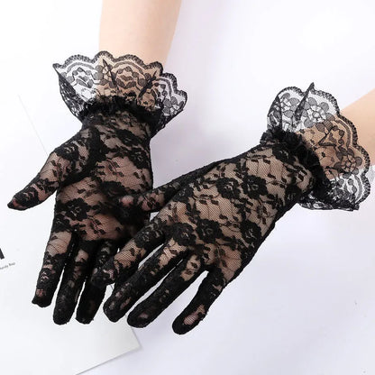 Funki Findz | Gloves | Women's Gothic Fingerless Lace Gloves