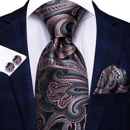 Funki Findz | Neckties | Men's Elegant Silk Wedding 3Pcs Tie Set