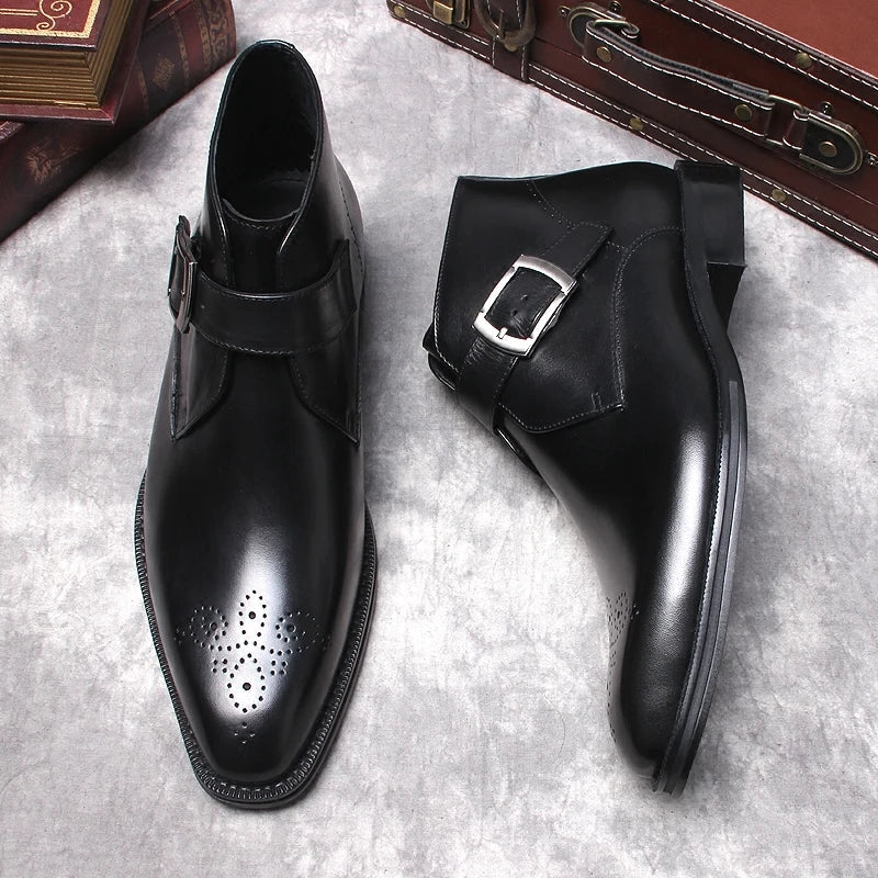Funki Findz | Boots | Men's Luxury Genuine Leather Ankle Boots