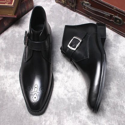 Funki Findz | Boots | Men's Luxury Genuine Leather Ankle Boots