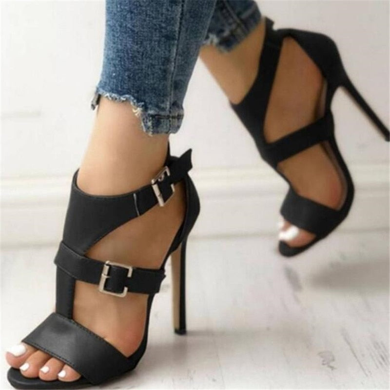 Funki Findz | Shoes | Women's Gladiator High Heel Stiletto Sandals