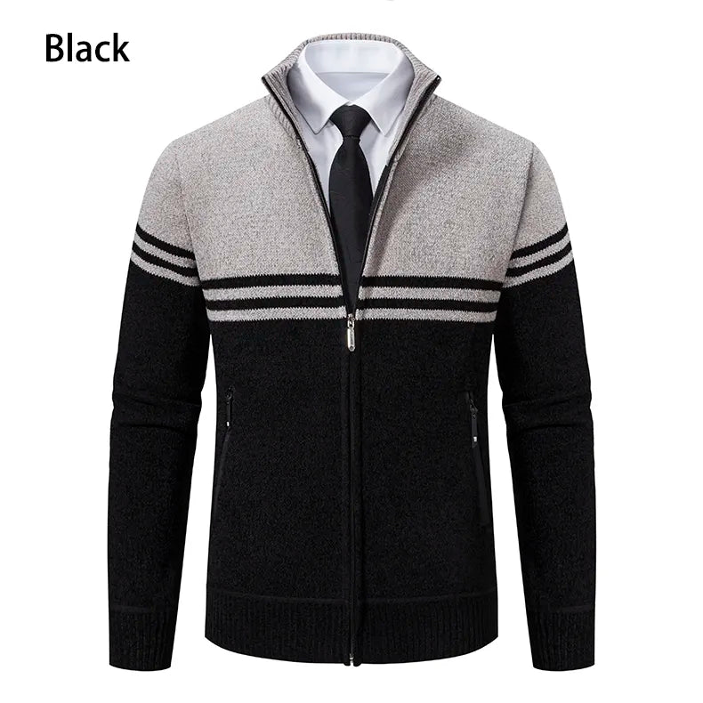 Funki Findz | Sweaters | Men's Slim Mock Neck Zip Up Cardigans