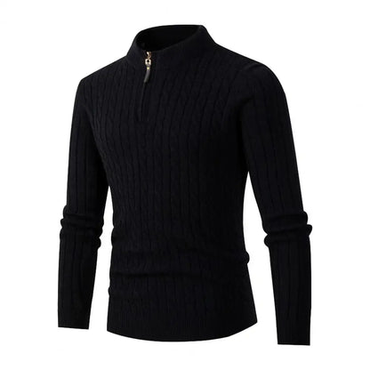 Funki Findz | Sweaters | Men's Slim Mock Neck Knitted Pullovers