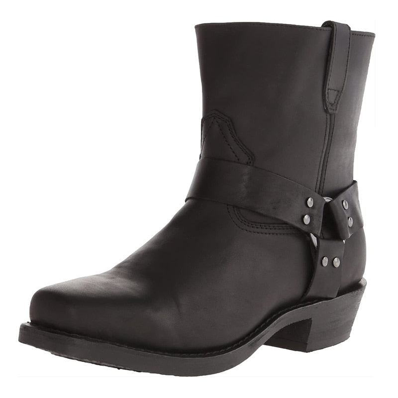 Funki Findz | Boots | Men's Vintage Tan Cowboy Biker Boots