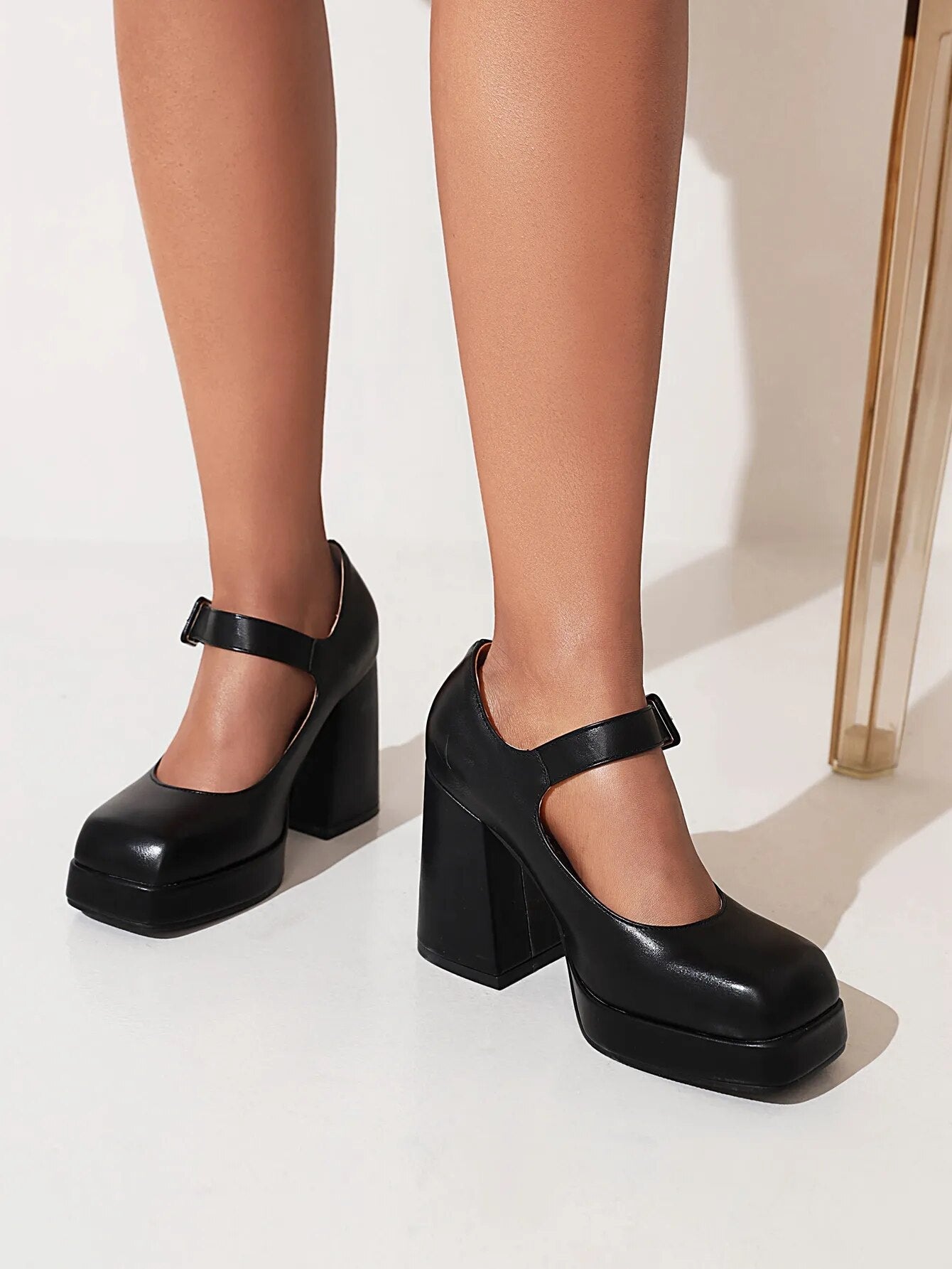Funki Findz | Shoes | Women's Chunky Heel Platform Mary Janes