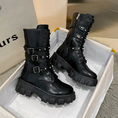 Funki Findz | Boots | Women's Gothic Platform Combat Boots