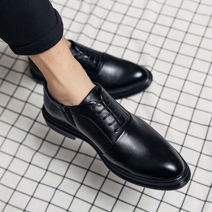 Funki Findz | Shoes | Men's Genuine Leather Derby Formal Shoe
