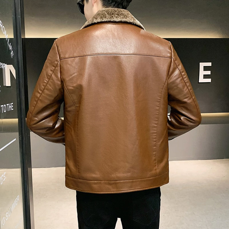 Funki Findz | Jackets | Men's Luxury Faux Leather Winter Jacket