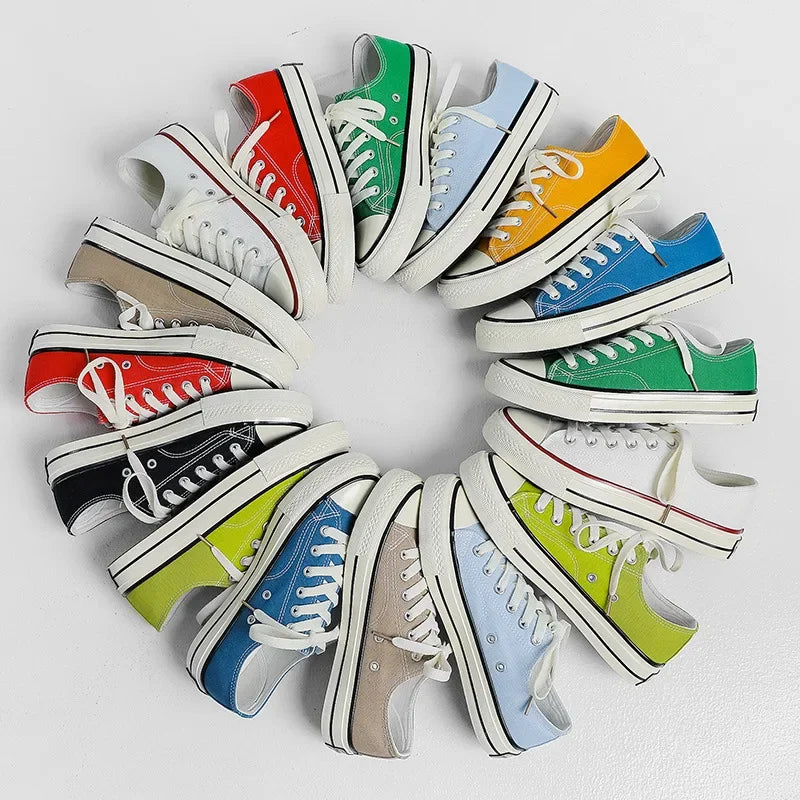 Funki Findz | Shoes | Women's Colorful Canvas Fashion Sneaker