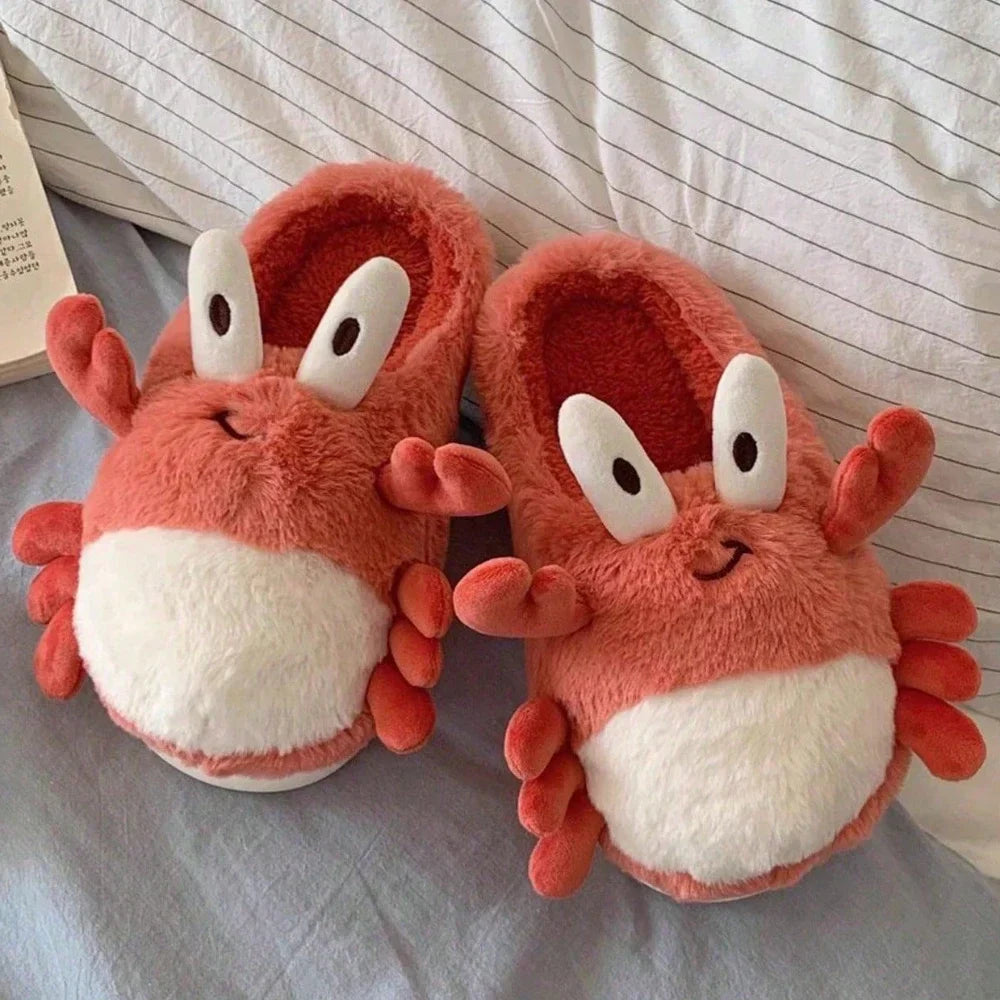 Funki Findz | Shoes | Women's Cute Crab Winter Soft Slippers
