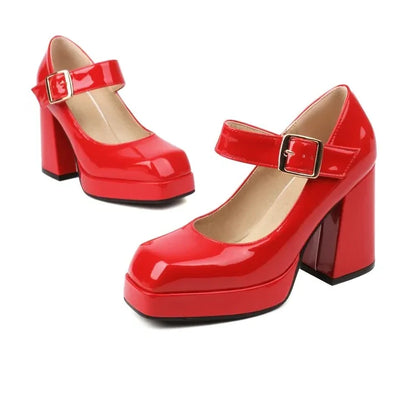 Funki Findz | Shoes | Women's Bright Patent Mary Jane Pumps