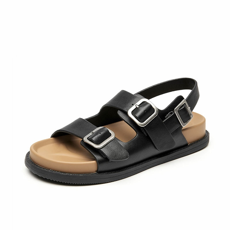 Funki Findz | Shoes | Women's Summer Leather Slide Sandals