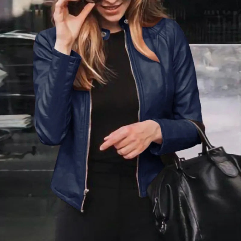 Funki Findz | Jackets | Women's Slim Fit Faux Leather Jackets