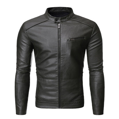 Funki Findz | Jackets | Men's Women's Slim PU Leather Jacket