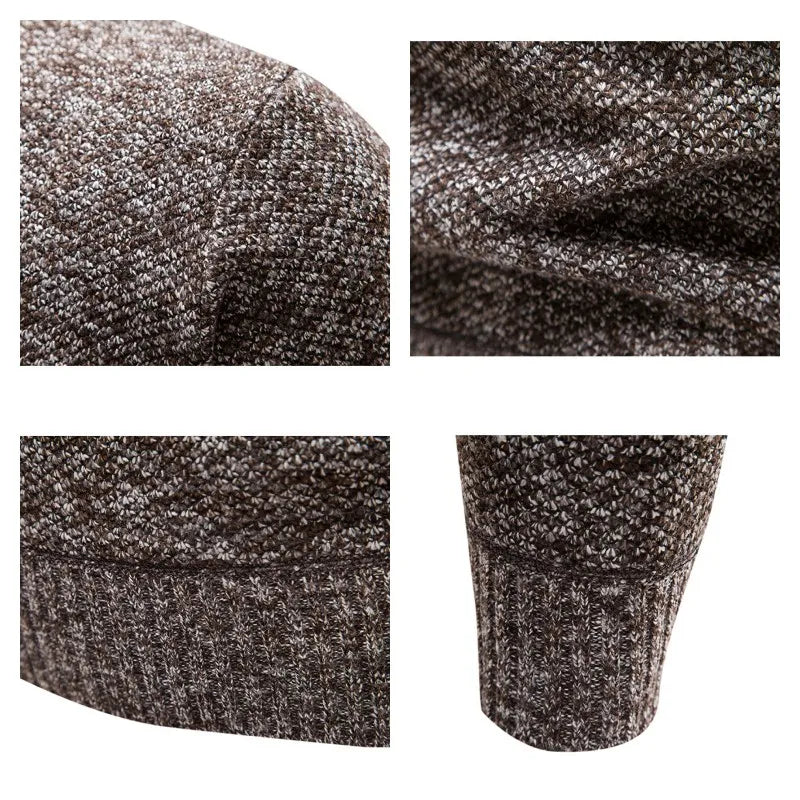 Funki Findz | Sweaters | Men's Winter Knitted Turtleneck Pullover