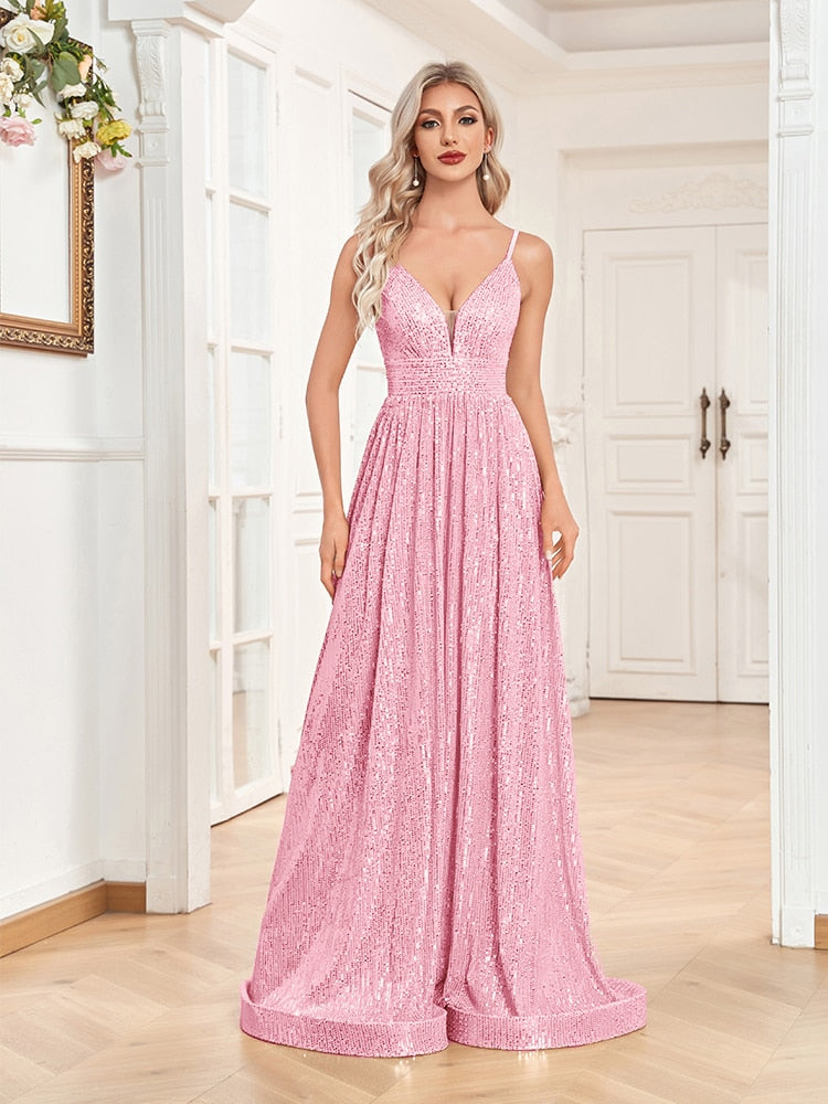 Funki Findz | Dresses | Women's Luxury Strappy Evening Dress
