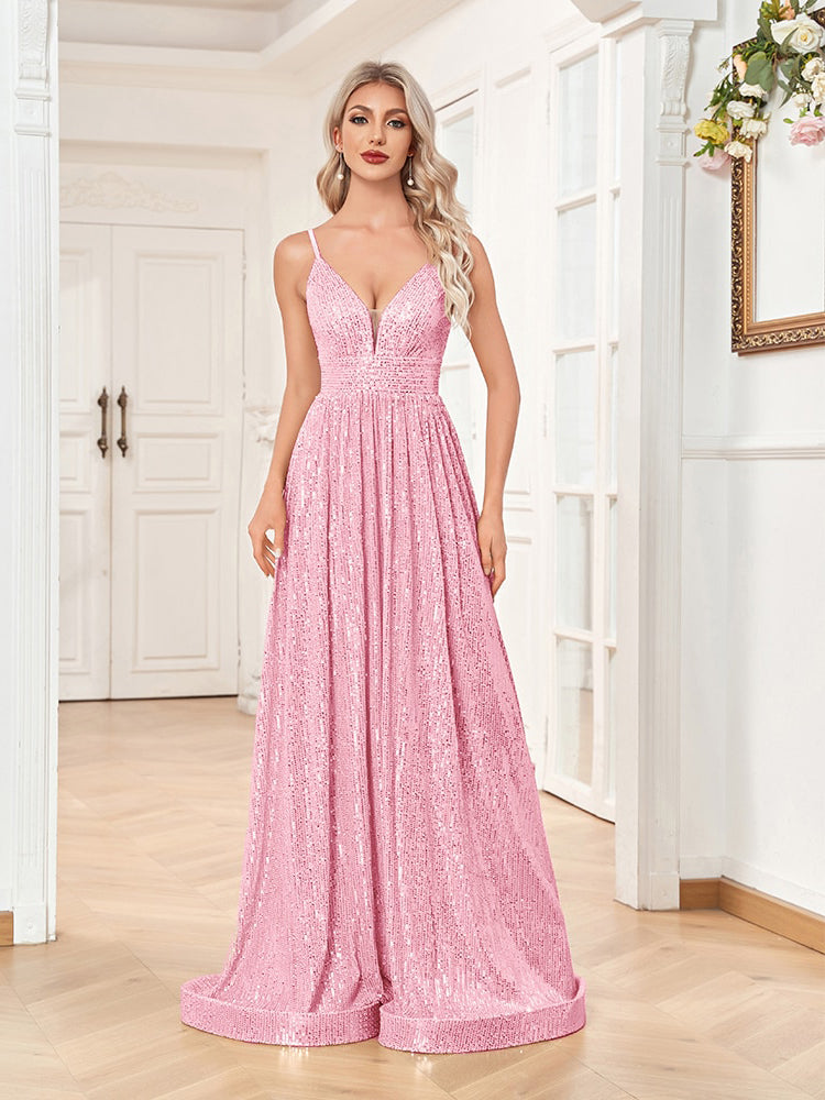 Funki Findz | Dresses | Women's Luxury Strappy Evening Dress