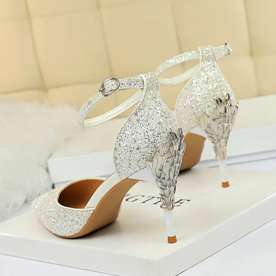 Funki Findz | Shoes | Women's Elegant Party Glitter Sandals
