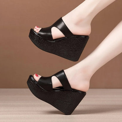 Funki Findz | Shoes | Women's High Heel Gothic Wedge Sandals