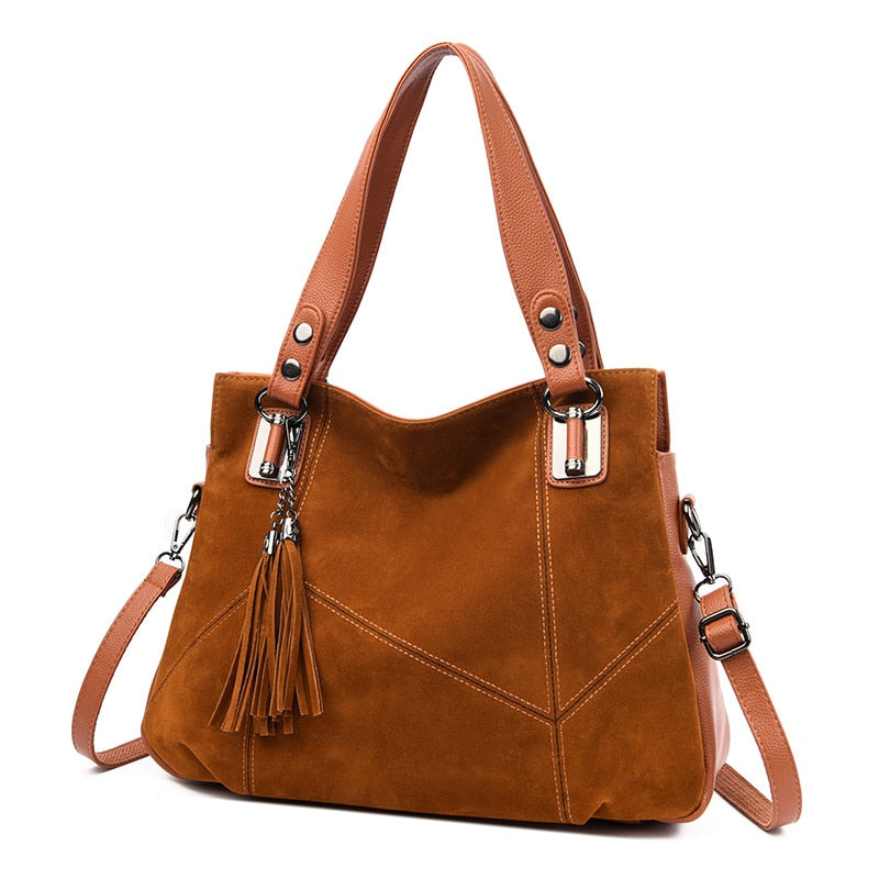 Funki Findz | Bags | Handbags | Women's Suede Shoulder Bag