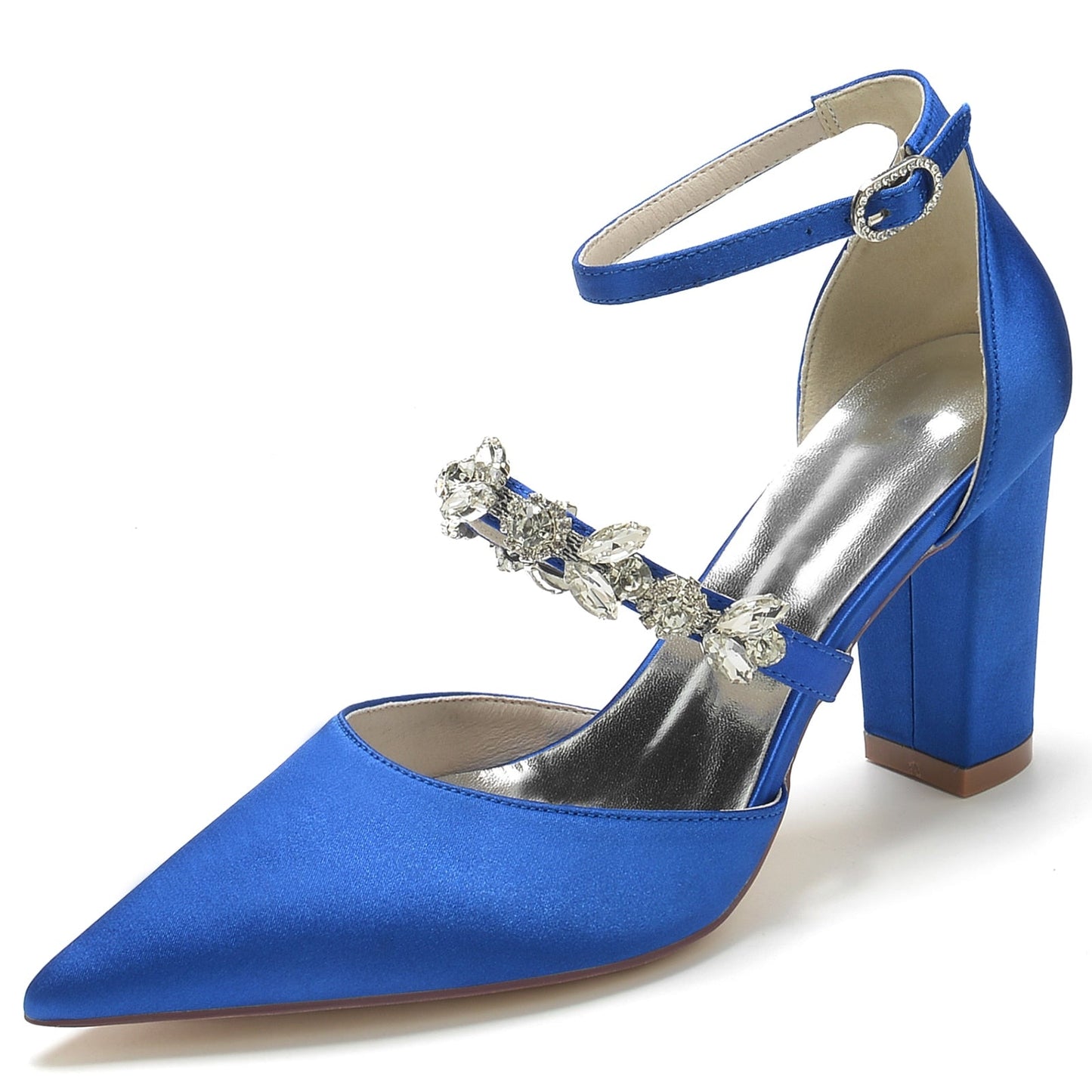 Funki Findz | Shoes | Women's Chic Crystal Satin Wedding Shoe