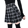 Funki Findz | Skirts | Women's Gothic Suspender Mini Skirt Plaid