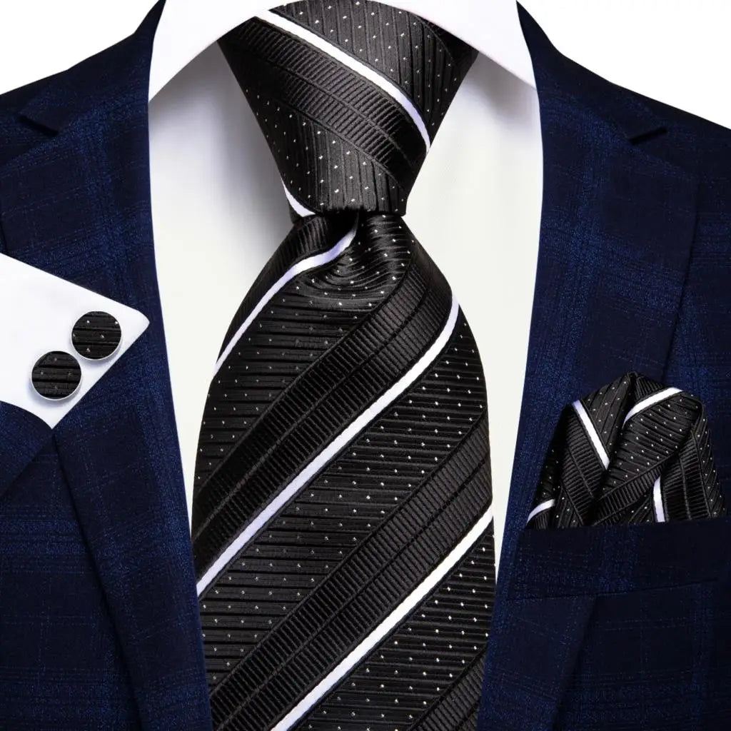Funki Findz | Neckties | Men's 100% Silk Luxury 3Pcs Tie Sets