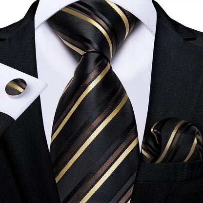 Funki Findz | Neckties | Men's Premium Fashion Silk 3Pcs Tie Set