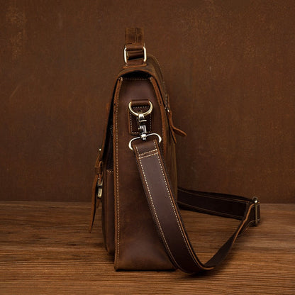 Funki Findz | Bags | Messenger Bags | Men's Leather Laptop Bag