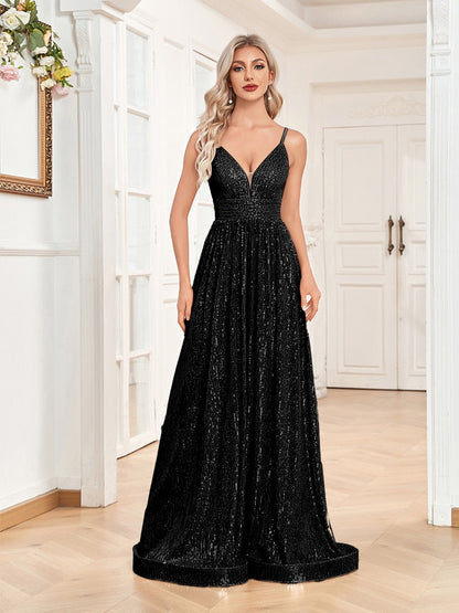 Funki Findz | Dresses | Women's Luxury Strappy Evening Dress