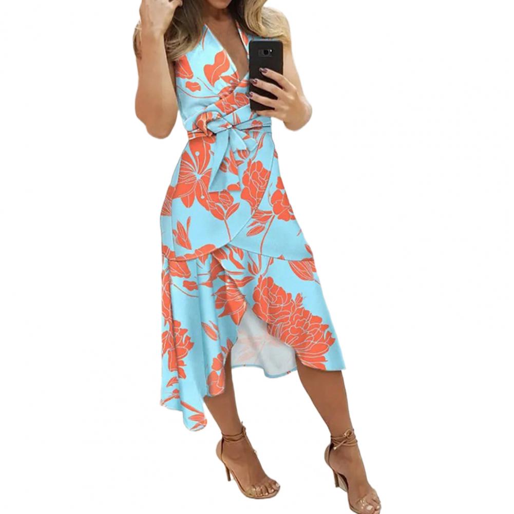 Funki Findz | Dresses | Women's Summer Party Midi Wrap Dress