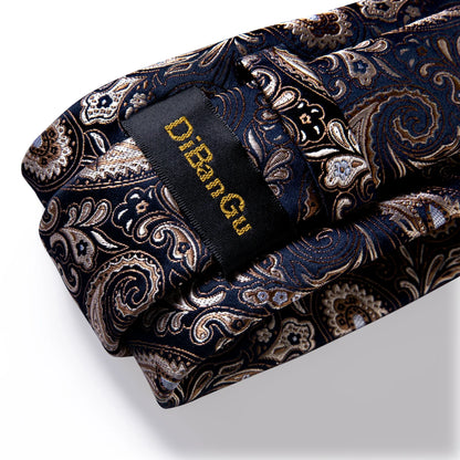 Funki Findz | Neckties | Men's 3Pcs Paisley Wedding Tie Sets