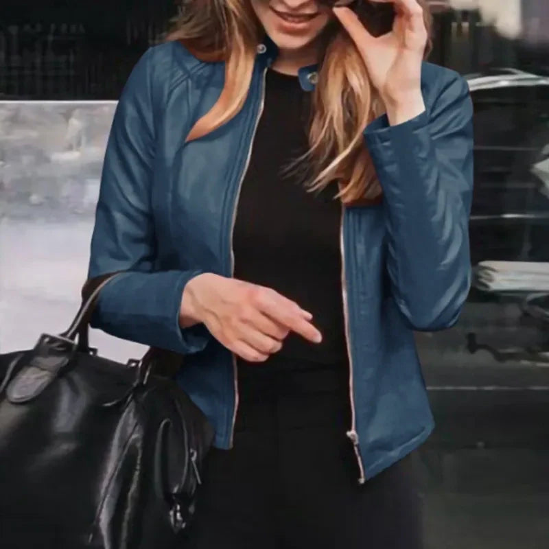 Funki Findz | Jackets | Women's Slim Fit Faux Leather Jackets
