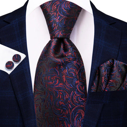 Funki Findz | Neckties | Men's Elegant Silk Wedding 3Pcs Tie Set