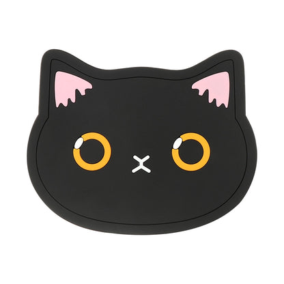 Funki Findz | Coasters | Cute Cartoon Cat Face Cup Mats 6 Pcs