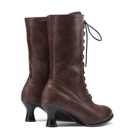 Funki Findz | Boots | Women's Victorian Style Lace Up Boots