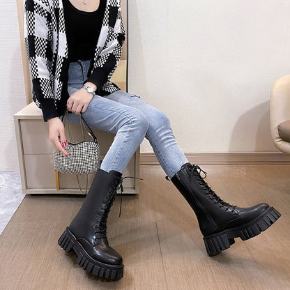 Funki Findz | Boots | Women's Gothic Punk Chunky Platform Boot