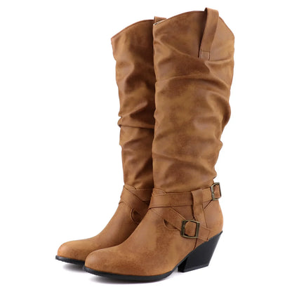 Funki Findz | Boots | Women's Faux Suede Western Style Boots