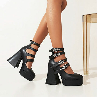 Funki Findz | Shoes | Women's Gothic Punk Mary Jane Platforms