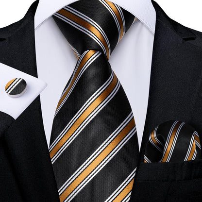 Funki Findz | Neckties | Men's Premium Fashion Silk 3Pcs Tie Set
