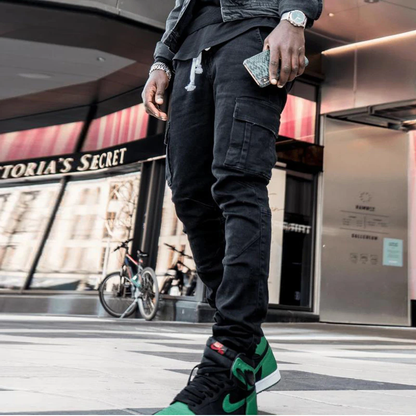 Funki Findz | Pants | Men's Stretch Slim Fit Cargo Skinny Jeans