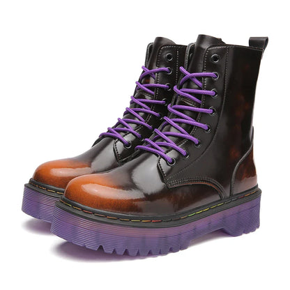 Funki Findz | Boots | Men's Women's 8-Hole Real Leather Boots